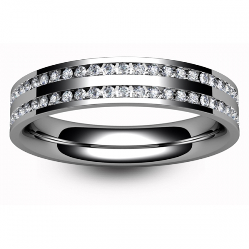 Eternity Ring (TBC1020H) - Half Channel Set - All Metals